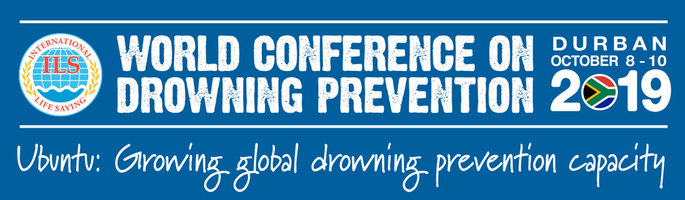 Logotipo del Congreso Mundial de Prevención de Ahogamientos de Sudáfrica
