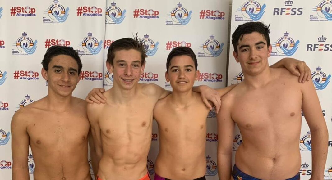 En 4x50 metros natación con aletas, el Club Top Ten (Javier Sánchez Iberti, Óscar de las Marinas Lorenzo, Carlos Rogel Moreno y Pablo Jacobo Díaz) colocó un nuevo récord de España.