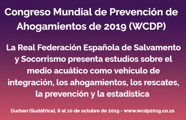 Congreso Mundial de Prevención de Ahogamientos de 2019 (WCDP) Durban