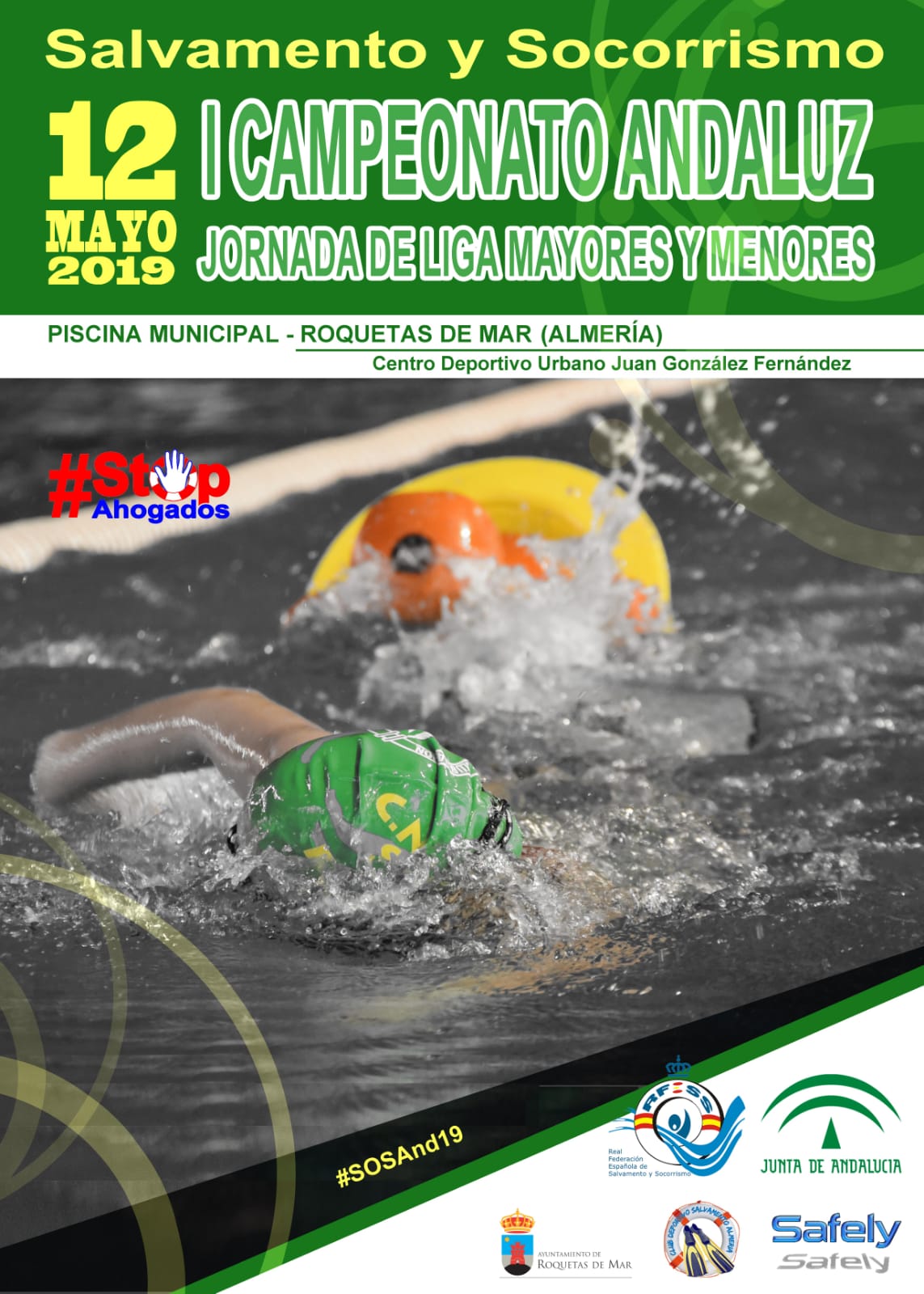 Campeonato Andaluz de Salvamento y Socorrismo, Roquetas de Mar (almería), 12 de mayo de 2019