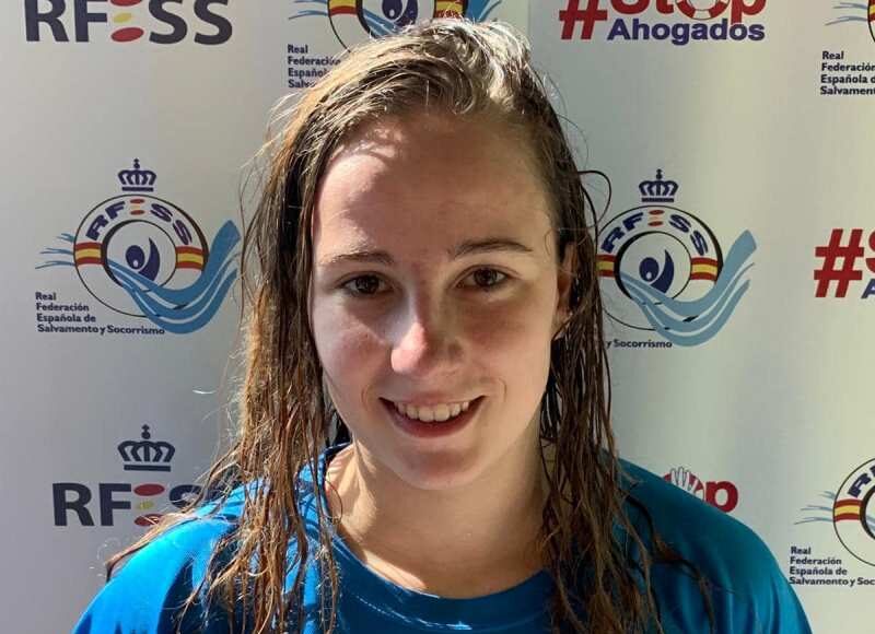 Miriam Martínez Manzano (Club Alcarreño de Salvamento y Socorrismo) es la nueva titular del récorda de España de 200 metros natación con obstáculos junior femenina, con un tiempo de 02.12.00., frente al anterior de 02.14.44.