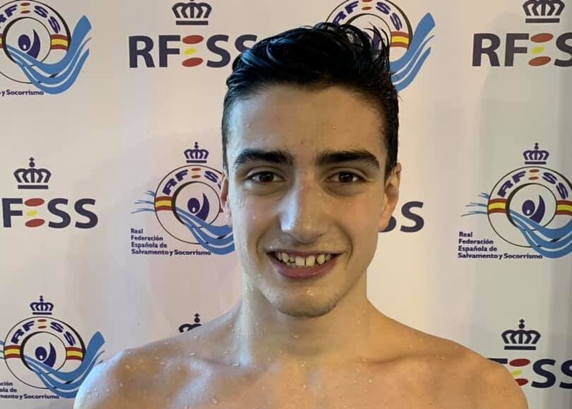 Javier Huerga Sánchez (Club Salvamento y Socorrismo Benavente), que batió el récord de España de 200 metros supersocorrista junior masculina, dijo en LaLigaSports que era uno de sus objetivos de la temporada. #SOSEuropeCup19