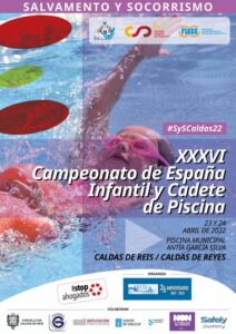 Cartel XXXVI Campeonato de España Infantil y Cadete de Piscina