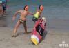 Relevo triada mixto infantil masculino en la playa de Laxe. AUTOR: Javier Sánchez.-RFESS