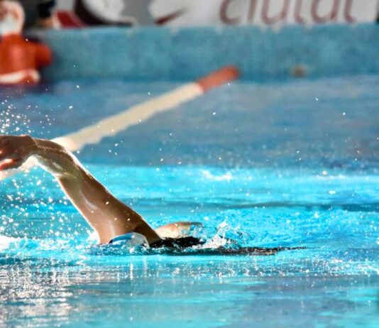 Momento durante una prueba en la Piscina del Pabellón Esperanza Lag de Elche (Alicante) durante la II Spanish Cup. AUTOR: Javier Sánchez-RFESS