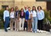 Participantes de la última reunión presencial del proyecto GREW celebrada en Madrid, a la que asistieron Isabel García Sanz, presidenta de la Comisión Gestora de la Real Federación Española de Salvamento y Socorrismo, María Victoria García Sanz, miembro de la Comisión de Prevención, y Ana Domínguez Pachón, directora de Eventos./RFESS