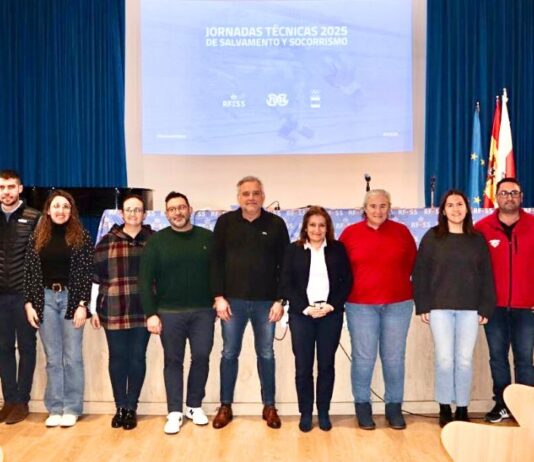 Intervinientes en las exposiciones desarrolladas durante las Jornadas Técnicas de Salvamento y Socorrismo en enero de 2025. AUTOR: Pablo Rodríguez-RFESS