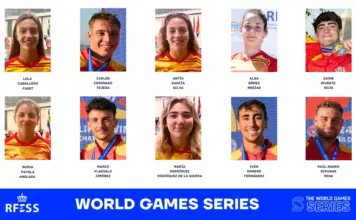 Deportistas españoles convocados a los World Games Series de China./RFESS