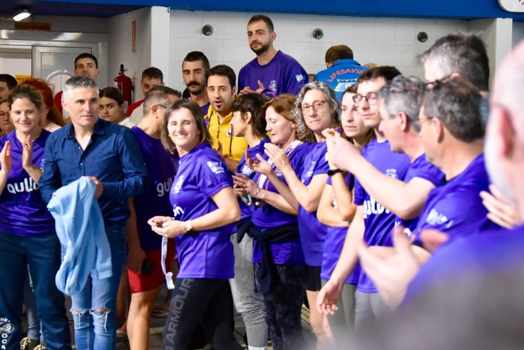 El Club Deportivo Oca SOS, tercer clasificado de España máster de Piscina con 798 puntos.