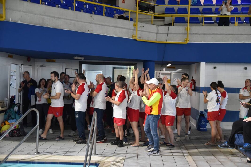 El C.D.E. Pacífico Salvamento, segundo clasificado de España máster de Piscina con 1.035 puntos.