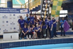 El Club Deportivo Oca SOS, tercer clasificado de España máster de Piscina con 798 puntos.