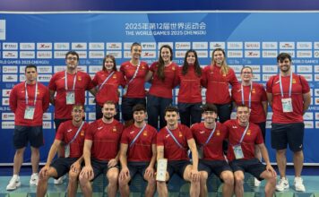 España obtiene una quinta posición en la clasificación general de salvamento y socorrismo en los World Games celebrados en Chengdú (China), los días 8 y 9 de agosto de 2025.